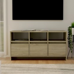 vidaXL Mueble de TV madera contrachapada roble Sonoma 102x37,5x52,5 cm