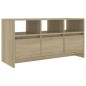 vidaXL Mueble de TV madera contrachapada roble Sonoma 102x37,5x52,5 cm vidaXL Mueble de TV madera contrachapada roble Sonoma 102x37,5x52,5 cm
