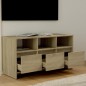 vidaXL Mueble de TV madera contrachapada roble Sonoma 102x37,5x52,5 cm vidaXL Mueble de TV madera contrachapada roble Sonoma 102x37,5x52,5 cm