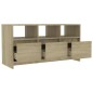vidaXL Mueble de TV madera contrachapada roble Sonoma 102x37,5x52,5 cm vidaXL Mueble de TV madera contrachapada roble Sonoma 102x37,5x52,5 cm