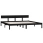 vidaXL Estructura de cama madera maciza de pino negro 180x200 cm vidaXL Estructura de cama madera maciza de pino negro 180x200 cm