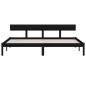 vidaXL Estructura de cama madera maciza de pino negro 180x200 cm vidaXL Estructura de cama madera maciza de pino negro 180x200 cm