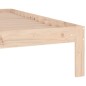 vidaXL Estructura de cama madera maciza 75x190 cm vidaXL Estructura de cama madera maciza 75x190 cm
