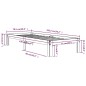 vidaXL Estructura de cama madera maciza 75x190 cm vidaXL Estructura de cama madera maciza 75x190 cm