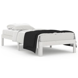 vidaXL Estructura de cama madera maciza individual 90x190 cm
