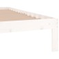 vidaXL Estructura de cama madera maciza individual 90x190 cm vidaXL Estructura de cama madera maciza individual 90x190 cm