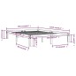 vidaXL Estructura de cama de madera maciza de pino blanco 140x190 cm vidaXL Estructura de cama de madera maciza de pino blanco 140x190 cm