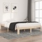 vidaXL Estructura de cama madera maciza de pino 140x200 cm vidaXL Estructura de cama madera maciza de pino 140x200 cm