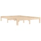 vidaXL Estructura de cama madera maciza de pino 140x200 cm vidaXL Estructura de cama madera maciza de pino 140x200 cm