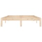 vidaXL Estructura de cama madera maciza de pino 140x200 cm vidaXL Estructura de cama madera maciza de pino 140x200 cm