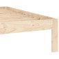 vidaXL Estructura de cama madera maciza de pino 140x200 cm vidaXL Estructura de cama madera maciza de pino 140x200 cm