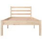 vidaXL Estructura de cama madera maciza de pino 75x190 cm