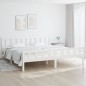 vidaXL Estructura de cama Super King madera maciza blanco 180x200 cm vidaXL Estructura de cama Super King madera maciza blanco 180x200 cm