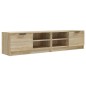 vidaXL Mueble para TV 2 pzas madera contrachapada roble 80x35x36,5 cm vidaXL Mueble para TV 2 pzas madera contrachapada roble 80x35x36,5 cm