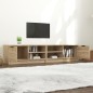 vidaXL Mueble para TV 2 pzas madera contrachapada roble 80x35x36,5 cm vidaXL Mueble para TV 2 pzas madera contrachapada roble 80x35x36,5 cm