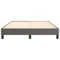 vidaXL Estructura de cama box spring cuero sintético gris 140x200 cm vidaXL Estructura de cama box spring cuero sintético gris 140x200 cm