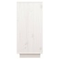 vidaXL Aparador de madera maciza de pino blanco 60x34x75 cm vidaXL Aparador de madera maciza de pino blanco 60x34x75 cm