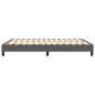 vidaXL Estructura de cama box spring cuero sintético gris 140x200 cm vidaXL Estructura de cama box spring cuero sintético gris 140x200 cm