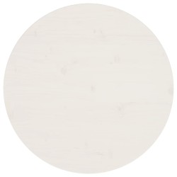 vidaXL Superficie de mesa madera maciza de pino blanco Ø60x2,5 cm