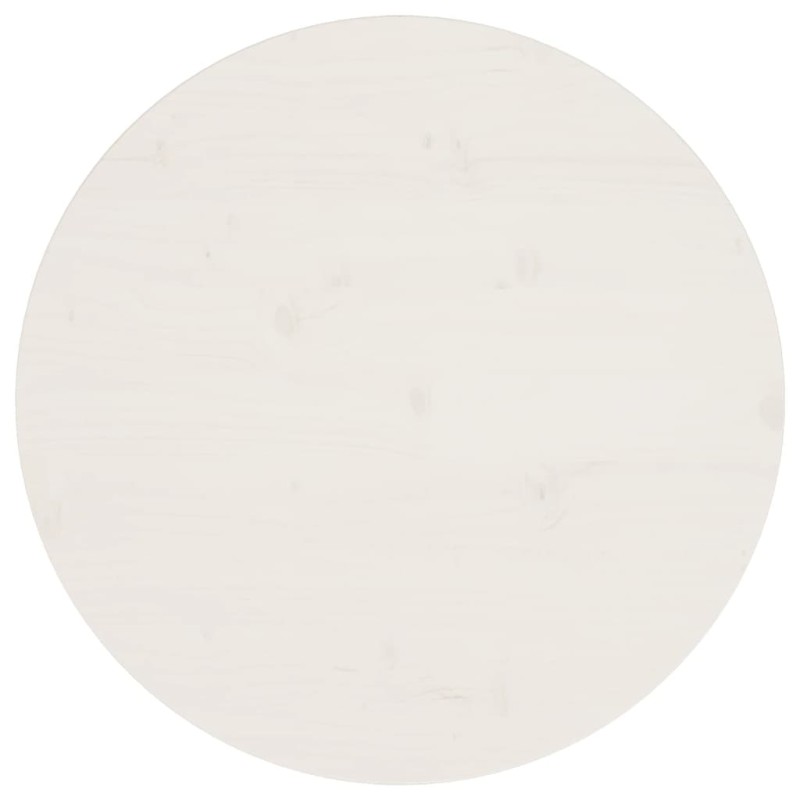 vidaXL Superficie de mesa madera maciza de pino blanco Ø60x2,5 cm vidaXL Superficie de mesa madera maciza de pino blanco Ø60x2,5 cm