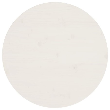 vidaXL Superficie de mesa madera maciza de pino blanco Ø60x2,5 cm