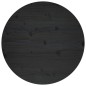 vidaXL Superficie de mesa madera maciza de pino negro Ø60x2,5 cm vidaXL Superficie de mesa madera maciza de pino negro Ø60x2,5 cm