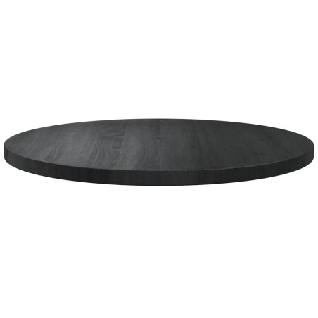 vidaXL Superficie de mesa madera maciza de pino negro Ø60x2,5 cm