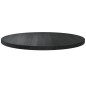 vidaXL Superficie de mesa madera maciza de pino negro Ø60x2,5 cm vidaXL Superficie de mesa madera maciza de pino negro Ø60x2,5 cm