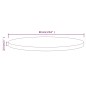 vidaXL Superficie de mesa madera maciza de pino negro Ø60x2,5 cm vidaXL Superficie de mesa madera maciza de pino negro Ø60x2,5 cm