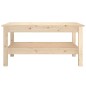 vidaXL Mesa de centro de madera maciza de pino 80x50x40 cm vidaXL Mesa de centro de madera maciza de pino 80x50x40 cm