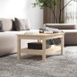 vidaXL Mesa de centro de madera maciza de pino 80x50x40 cm vidaXL Mesa de centro de madera maciza de pino 80x50x40 cm