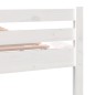 vidaXL Estructura de cama madera maciza blanco 90x200 cm vidaXL Estructura de cama madera maciza blanco 90x200 cm