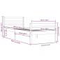 vidaXL Estructura de cama madera maciza blanco 90x200 cm vidaXL Estructura de cama madera maciza blanco 90x200 cm