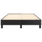 vidaXL Estructura de cama box spring cuero sintético negro 120x200 cm vidaXL Estructura de cama box spring cuero sintético negro 120x200 cm