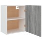 vidaXL Armario colgante madera ingeniería gris Sonoma 50x31x60 cm vidaXL Armario colgante madera ingeniería gris Sonoma 50x31x60 cm