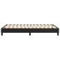 vidaXL Estructura de cama box spring cuero sintético negro 120x200 cm vidaXL Estructura de cama box spring cuero sintético negro 120x200 cm