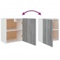 vidaXL Armario colgante madera ingeniería gris Sonoma 50x31x60 cm vidaXL Armario colgante madera ingeniería gris Sonoma 50x31x60 cm