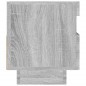 vidaXL Mueble de TV con luces LED gris Sonoma 80x35x40 cm