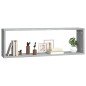 vidaXL Estante cúbico de pared 4 uds madera gris Sonoma 80x15x26,5 cm vidaXL Estante cúbico de pared 4 uds madera gris Sonoma 80x15x26,5 cm