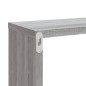 vidaXL Estante cúbico de pared 4 uds madera gris Sonoma 80x15x26,5 cm vidaXL Estante cúbico de pared 4 uds madera gris Sonoma 80x15x26,5 cm
