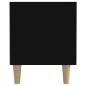 vidaXL Mueble de TV madera contrachapada negro 180x31,5x40 cm