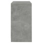 vidaXL Aparadores 2 uds madera de ingeniería gris hormigón 70x41x75 cm