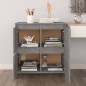 vidaXL Aparadores 2 uds madera de ingeniería gris hormigón 70x41x75 cm