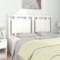 vidaXL Cabecero de cama madera maciza de pino blanco 145,5x4x100 cm vidaXL Cabecero de cama madera maciza de pino blanco 145,5x4x100 cm