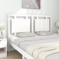 vidaXL Cabecero de cama madera maciza de pino blanco 145,5x4x100 cm vidaXL Cabecero de cama madera maciza de pino blanco 145,5x4x100 cm