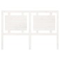 vidaXL Cabecero de cama madera maciza de pino blanco 145,5x4x100 cm vidaXL Cabecero de cama madera maciza de pino blanco 145,5x4x100 cm