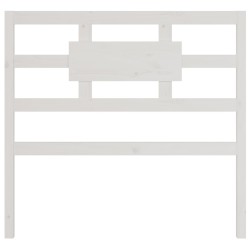 vidaXL Cabecero de cama madera maciza de pino blanco 105,5x4x100 cm