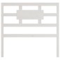 vidaXL Cabecero de cama madera maciza de pino blanco 105,5x4x100 cm vidaXL Cabecero de cama madera maciza de pino blanco 105,5x4x100 cm