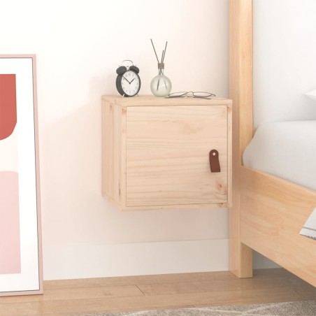 vidaXL Armario de pared de madera maciza de pino 31,5x30x30 cm