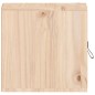 vidaXL Armario de pared de madera maciza de pino 31,5x30x30 cm vidaXL Armario de pared de madera maciza de pino 31,5x30x30 cm
